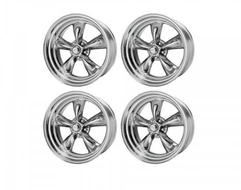 Chevy American Racing Torq Thrust II Wheel Set, Polished Aluminum, 17X7 & 17X8