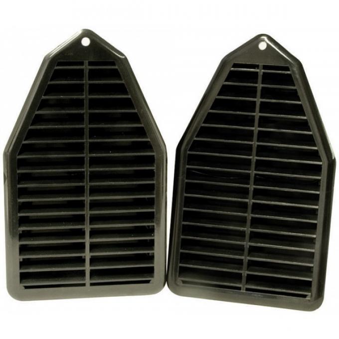 Chevelle Door Jamb Vent Grilles, 2-Door Coupe & Convertible, 1969