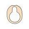 Wiper Pivot Bezel To Cowl Gasket - Leather