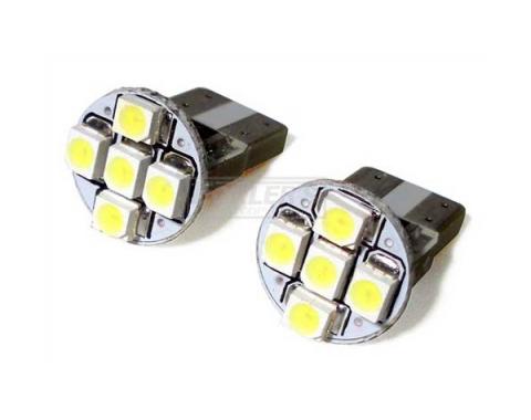 El Camino Ultra Bright LED Marker And Dash Bulb, White,1967-1981