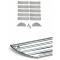 Full Size Chevy Rocker Panel Moldings, With Clips, 1958