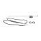 Chevy Truck Nostalgic Cowl Mount Radio Antenna Kit, 1947-1956