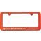 Camaro SS Painted Rear License Plate Frame