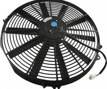 Corvette Electric Radiator Cooling Fan, Universal, Reversible, 16", 1956-1982