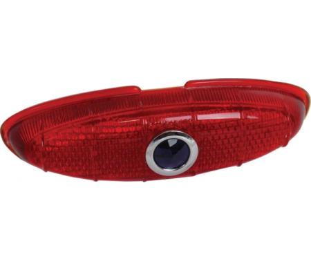Tail Light Lens - Glass With Blue Dot - Ford Except StationWagon