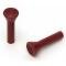 Full Size Chevy Interior Door Lock Knobs, Dark Red, 1963-1966