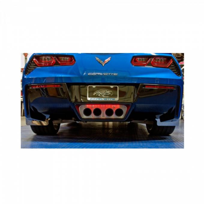 American Car Craft Rear License Plate Frame With "Corvette" Lettering| 25-387125 Corvette Stingray 2014-2017