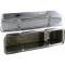 Chevy Small Block Chrome Valve Covers With 327 Logo, Tall, 1958-1986