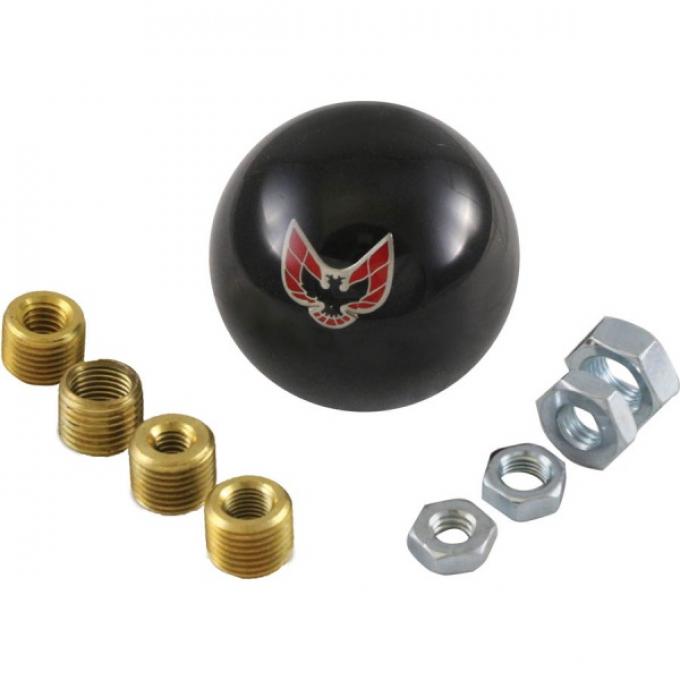 Firebird Shift Knob Black Billiard With "Firebird" Logo