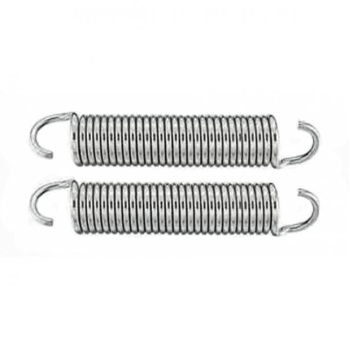 Hood Springs, Stainless Steel, Polished, Pair, 1967-1972