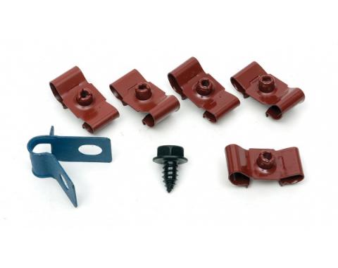 Chevelle Fuel Line Retaining Clips, Single, 5/16, For Cars Without Return Line, 1964-1967