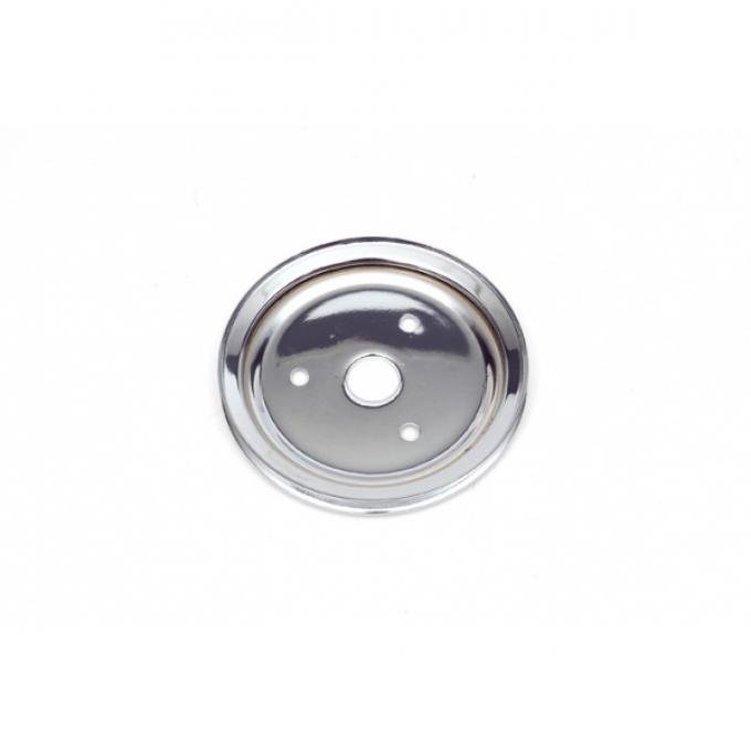 Camaro Crankshaft Pulley, Small Block, Single Groove, Chrome, 1967-1968