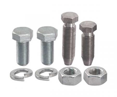 Model T Ford Ruckstell Mounting Bolt & Nut & Washer Set - 8Pieces - For Your Original Brass Body P158 & P147 Shift Lock Assemblies