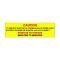 Ford Thunderbird Battery Decal, Caution, 1963-64