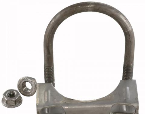 Corvette Exhaust Clamp, Stainless Steel, 2-1/4"