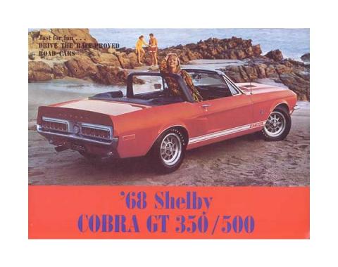 Ford Mustang Shelby Color Sales Brochure - 6 Pages - 11 Illustrations