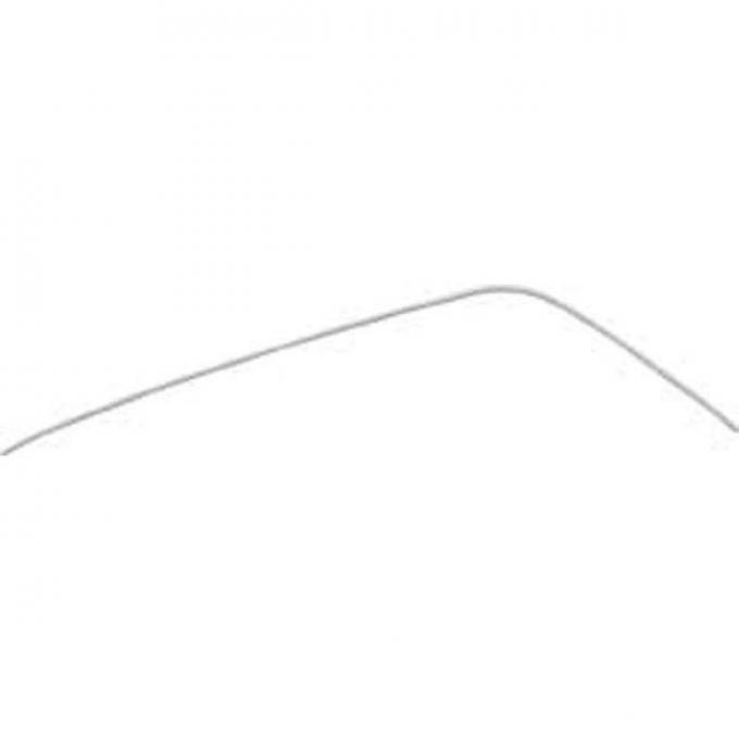 Firebird Roof Drip Rail Molding, With Vinyl Top, Right, 1973-1977