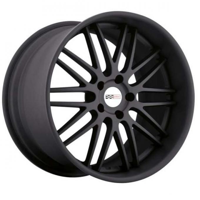 Corvette Wheel, Cray Brickyard 20x12" Machine Matte Black, 2006-2013 Z06 & Grand Sport