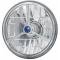 El Camino Retro Headlight Bulbs 5 3/4 Diamond Cut With Blu e Dot With Tri-bar, 1959-1970