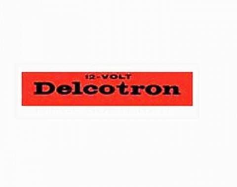 El Camino Delcotron Alternator Decal, 1964-1971
