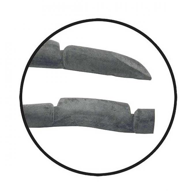 Door Seals - Sponge Rubber - All Convertibles & Station Wagon - Ford