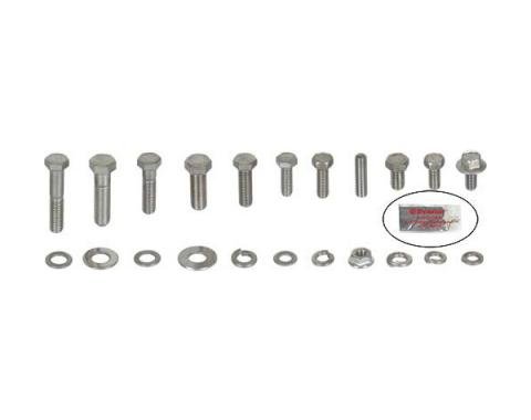 Engine Hardware Kit - Stainless Steel - Original Style For Flathead V8 - Ford & Mercury