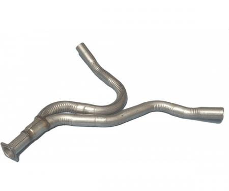 Corvette Exhaust Pipe, Rear Y Aluminized (78 L82), 1978-1981