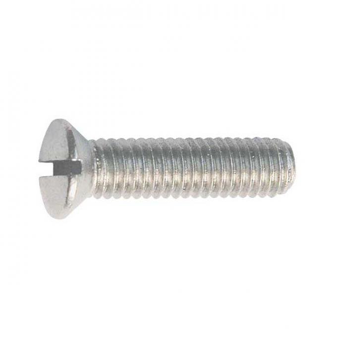 Oval Head Machine Screw - Slotted - 10/32 X 3/4 - #8 Head -Stainless Steel