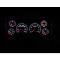 Malibu -CFR Redline Gauge Package, Black And Blue Dial 1982-1983