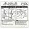 Full Size Chevy Jack Stowage & Jacking Instructions Sheet, Wagon, 1963