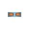 Chevy Parking Light Lenses, Amber, 1956