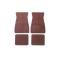 Firebird Original Style Rubber Floor Mats, With GM Logo, 1973-1981