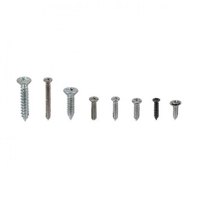 Ford Pickup Truck Interior Trim Screw Set - 96 Pieces