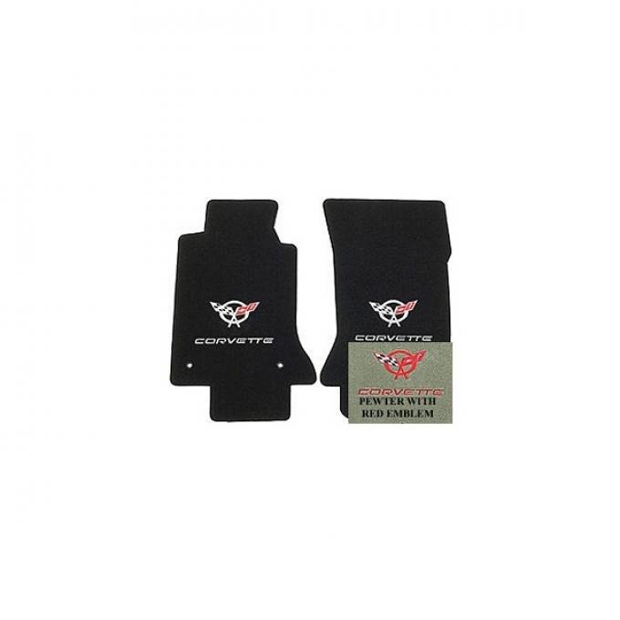 Lloyd Ultimat 2 Pc Front Mats, 100 Black, Logo 819084-1