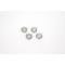 Firebird Control Arm Shaft Stud Bolt Locking Nut Set, Upper, 1967-1969