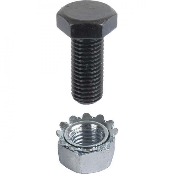 Model A Ford Rear Fender Brace Bolt & Nut Set - 12 Pieces -For Pressed Steel Braces - Not For Pickup