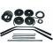 Chevy Truck Weatherstrip Kit, For Small Rear Glass, Without Stainless Steel Molding, 1964-1966