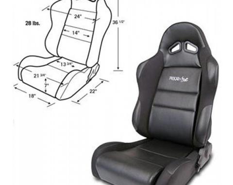 Firebird Bucket Seat, Sportsman Series, Left, 1967-1992