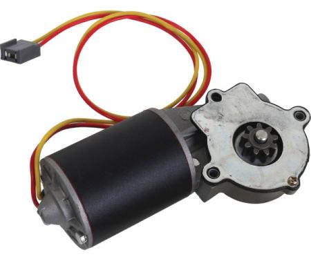 Power Window Motor - New - 9 Tooth Metal Gear - Right