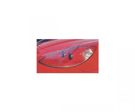 Corvette Headlight Cover Protectors, Clear, 2005-2013