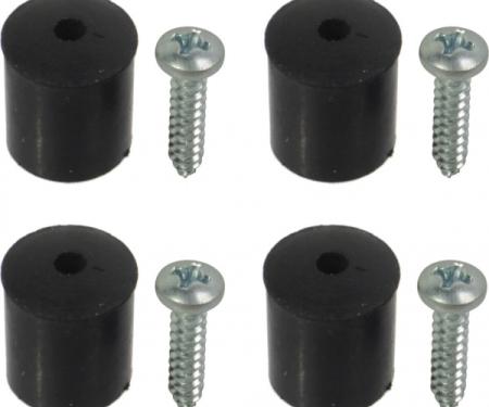 Ford Thunderbird Hood Bumper Set, 4 Pieces, 1957