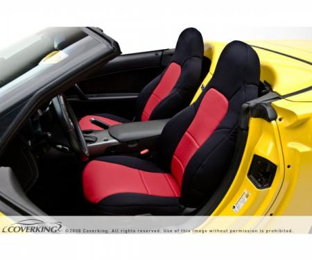 Corvette Coverking Neosupreme Seat Cover, With Power Passenger Seat With Side Airbag, 2005-2011