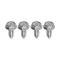 Ford Thunderbird Door Wiring Shield Screw Set, 4 Hex Washer-Head Screws, 1964-66