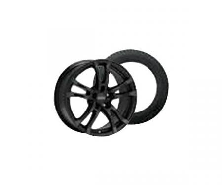 Camaro Anzio Turn Black Wheel Rim and Goodyear Eagle Ultra Grip GW-3 Tire Kit, 2010-2015