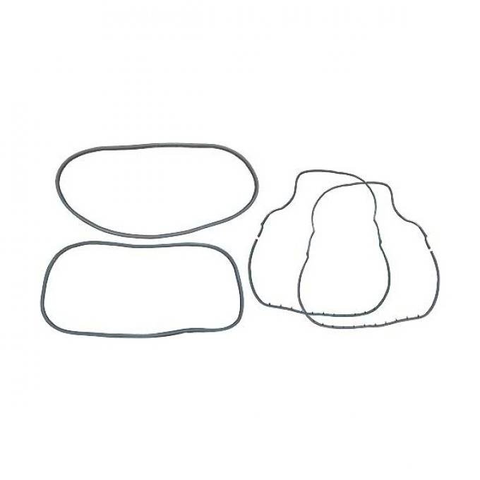 Ford Pickup Truck Cab Weatherstrip Kit - Without Chrome