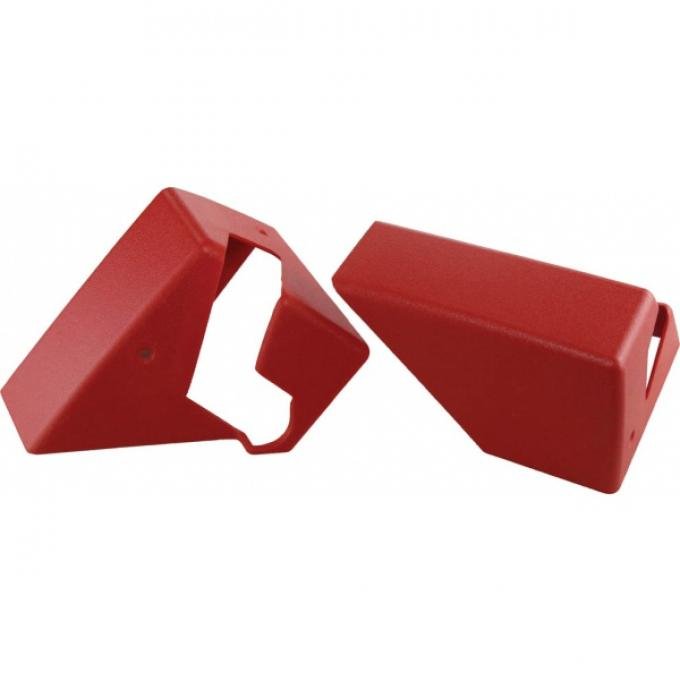 Corvette Roof Storage Mount Covers, Flame Red, 1990-1992