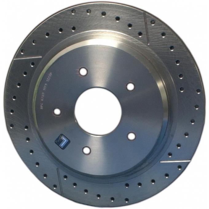 Corvette Brake Rotor, Right, Rear, High Performance, 1997-2004