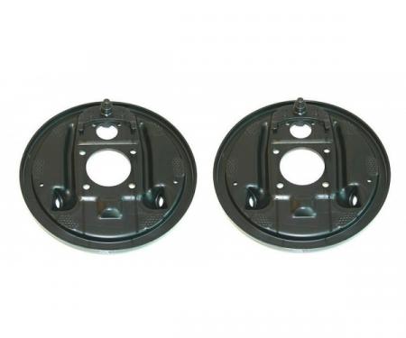 El Camino Rear Drum Backing Plate, Without Splash Shield, 1964-1972