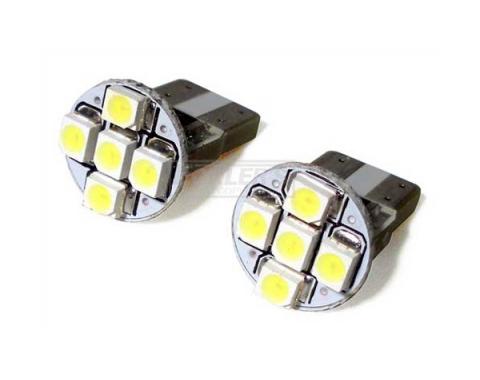 Chevelle Ultra Bright LED Marker And Dash Bulb, White,1967-1981