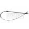 El Camino Parking Brake Cable, Front, TH400, OE Steel, 1967
